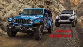 2024 Jeep Wrangler 4xe High Altitude and Rubicon Plug-in Hybrid 4x4 Most Capable Off-Road SUVs