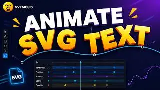 Free svg animations Svemojis.com text animation tutorial