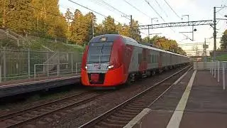 Электропоезд ЭС2Г-003 "Ласточка-экспресс" (состав 5 вагонов) сообщением "Москва - Бологое"