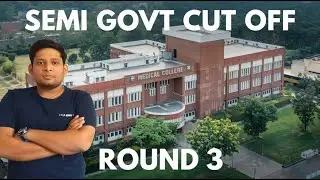 ROUND 3 EXPECTED SEMI GOVERNMENT CUT OFF PUNJAB STATE BFUHS COUNSELLING MBBS BDS NEET 2024 #neet