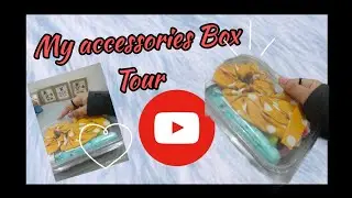 My accessories Box tour ,cute box with bracelets hair clips and hair ties.