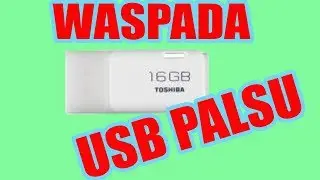 USB Palsu?!??! Cara test kapasitas sebenarnya dari Flashdisk