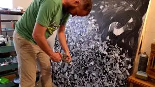 Me working in my studio