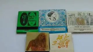 WOMEN'S OLD ADVERTISING MATCHES
