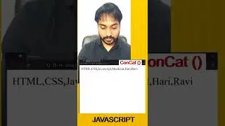Concat Method in javascript