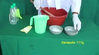 Fabrication du detergent liquide