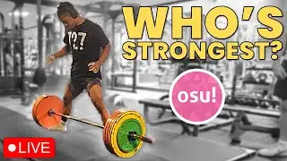 I hosted a strength competition for osu! players (FULL LIVESTREAM VOD)