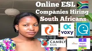 10 Online ESL Companies Hiring South Africans 🇿🇦 How To Teach English Online From South Africa