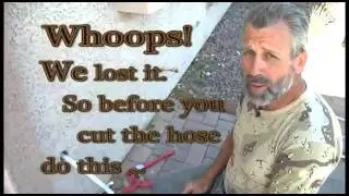 Mr  DIY How to replace a outdoor wall faucet with a Woodford Model 19