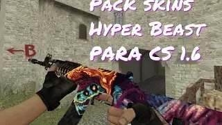 Pack skins Hyper Beast HD PARA CS 1.6