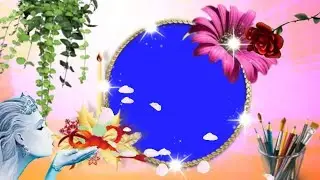 Wedding green screen video effect // background beautiful frame Green vfx