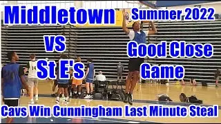 Middletown vs St E's  Cavs Last Minute Win  Summer 2022