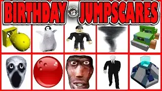 [ NEW🎉 ] ALL  BIRTHDAY  JUMPSCARES   / Nico's Nextbots / Roblox