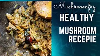 Mushroom coconut dry recepie | sukka mushroom curry #mpswans