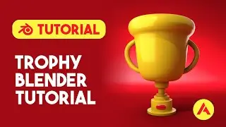 Blender 3D Beginner Tutorial : Trophy