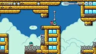 Super Mario Maker - Mini Kaizo - Shellspawn!