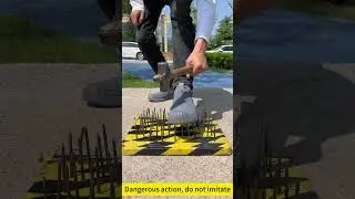 Multifunctional safety shoe testing.Model 3005 #safetyshoes #workshoes #workboots