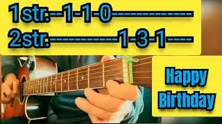 Guitar Lesson - Happy Birthday -Solo #guitarlesson #guitar #happybirthday #solo #youtube #music