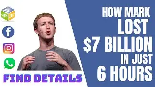How Mark Zuckerberg lost 7 Billion Dollar in just 6 hours? Find Facts Here | 3 Second Solutions
