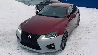 Установка бампера ATom с туманками на Lexus is250 tuning Clperformance