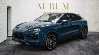 BRAND NEW 2024 PORSCHE CAYENNE COUPE MONTEGOBLAU / BORDEAUXROT AURUM International [4K]