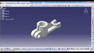 catia v5 exercice 23 ||  تعلم كاتيا بالدارجة|| catia part  design