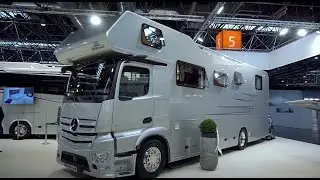 Luxury motorhome Mercedes Benz Actros 2021 Vario Alcove 1050 Vario Mobil 4K