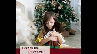 Ensaio de Natal no estúdio| Book de Natal 2021 BH Betim Contagem