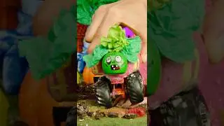 blaze toys hide from ZOMBIE monster machines! 🧟 | Toymation #shorts
