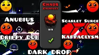 Geometry Dash 2.11 (Android) Chaos Gauntlet - All Levels - The Lost Gauntlets (7/15)