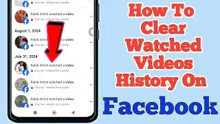 How To Clear Watched Videos History On Facebook Easy 2024