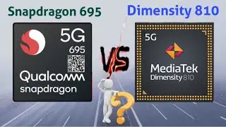 Qualcomm Snapdragon 695  5g vs Mediatek dimensity 810 5g⭐ 