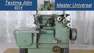 Промышленный оверлок Textima Altin 8514. После поломки иголок долго не работал. Ч.1. Видео № 798.