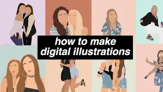 How to make Digital Illustrations (easy) on iPhone!