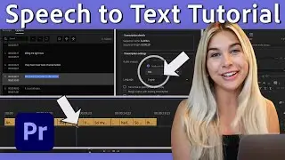 How to Add Subtitles in Premiere Pro w/ Speech-to-Text | Tutorial w/ Gabrielle Moses | Adobe Video