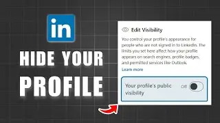 How To Make Your Linkedin Profile Private 2026 - Hide Linkedin Profile