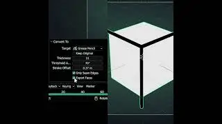Convert Mesh Objects to Grease Pencil - Dantti tips series 052 