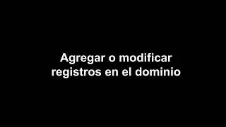 Añadir registros TXT, cname, mx, etc. desde cPanel