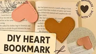 DIY Heart shape Bookmark | Scrapbuster series Episode 2