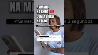 Saia com uma bíblia na mão na China com marinaguaragna no ttk #biblia #cristãos #fé #china #fy