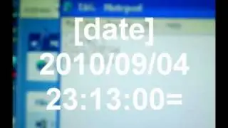 Chewing gum spy camera date/ time fix