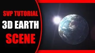 3D EARTH SCENE「SVP Tutorial」C4D Inspired