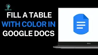 How to Fill a Table with Color in Google Docs