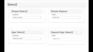 Implement Dynamic Dependent Select2