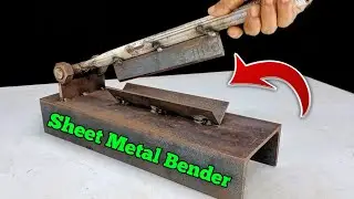 Sheet Metal Bender // metal sheet bending tool