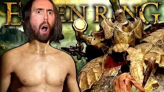 Asmongold Against Tree Sentinel | Elden Ring SL1 Wretch Challenge | Charity Stream!