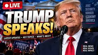 🔴 LIVE: TRUMP JUST SPOKE! 🚨