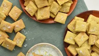Crackers de batata 🍠 #receta #quedeliciarecetas #shortsviral #recetas #shorts