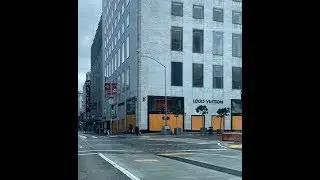 Retailers Prepare For Civil Unrest; Boarded-Up Stores Seen From SoHo To Beverly Hills