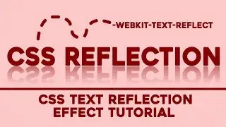 CSS Reflection Text Effect ✨ 